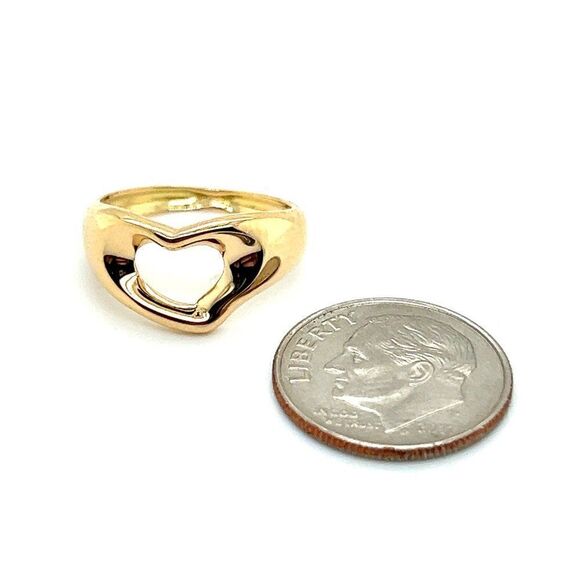 Tiffany & Co Estate Ring Size 4.25 18k Y Gold TIF327 - Picture 3 of 5